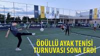 Konya’da Düzenlenen Ödüllü Ayak Tenisi Turnuvası Sona Erdi