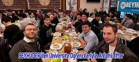 BEYHUDER’den Üniversite Öğrencileriyle Anlamlı İftar Programı