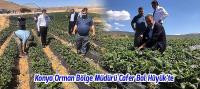 Konya Orman Bölge Müdürü Cafer Bal Hüyük'te
