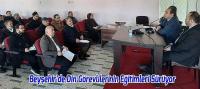 Beyşehir’de Din Görevlilerinin Eğitimleri Sürüyor
