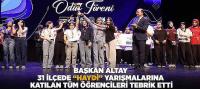 Medeniyet Okulu Yarışmalarında Dereceye Giren Öğrenciler Ödüllendirildi
