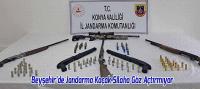 Beyşehir’de Jandarmadan Silah Operasyonu. Kaçak Silaha Geçit Yok
