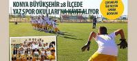 Konya Büyükşehir 28 İlçede Yaz Spor Okulları’na Kayıt Alıyor