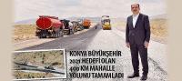 Konya Büyükşehir 2021 Hedefi Olan 400 KM Mahalle Yolunu Tamamladı