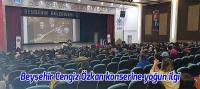 Beyşehir Eğitim-İş’in düzenlediği Cengiz Özkan konserine yoğun ilgi