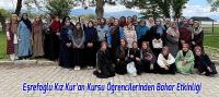 Eşrefoğlu Kız Kur’an Kursu Öğrencileri Bahar Etkinliğinde Buluştu