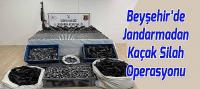 Beyşehir’de Jandarmadan Kaçak Silah Operasyonu