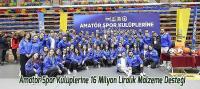 Amatör Spor Kulüplerine 16 Milyon Liralık Malzeme Desteği