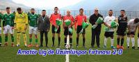 Amatör Lig'de Üzümlüspor Fırtınası: 2-0