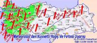 Meteoroloji’den Kuvvetli Yağış Ve Fırtına Uyarısı