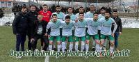 Beyşehir Üzümlüspor erteleme maçında Hadimspor’a 2-0 yenildi