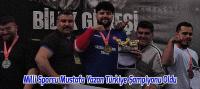 Milli Sporcu Mustafa Yazan Türkiye Şampiyonu Oldu, Avrupa Yolcusu