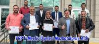 Yeniden Refahlı Beyşehir Belediyesi Meclis Üyeleri Mazbatalarını Aldı