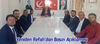 Yeniden Refah Partisi Beyşehir İlçe Başkanlığı'ndan Açıklama