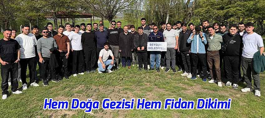 Eşrefoğlu Feride Akkanat Yurt Müdürlüğü’nden Anlamlı Etkinlik: Hem Doğa Gezisi Hem Fidan Dikimi