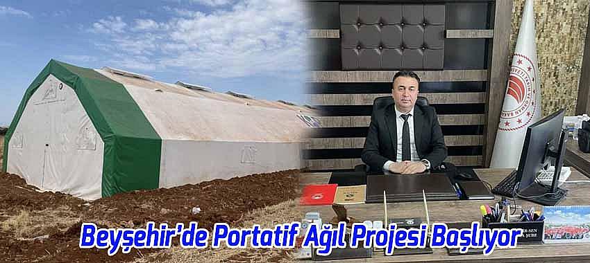 Beyşehir’de Portatif Ağıl Projesi Başlıyor: Başvurular 6 Nisan’da