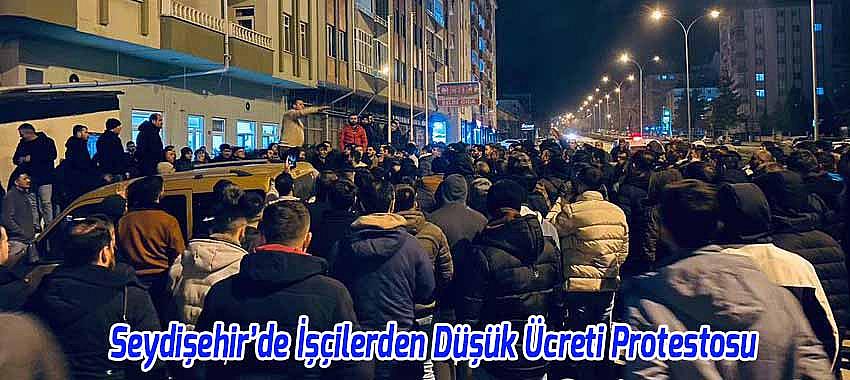 Seydişehir Eti Alüminyum İşçileri Düşük Ücreti Protesto Ediyor  