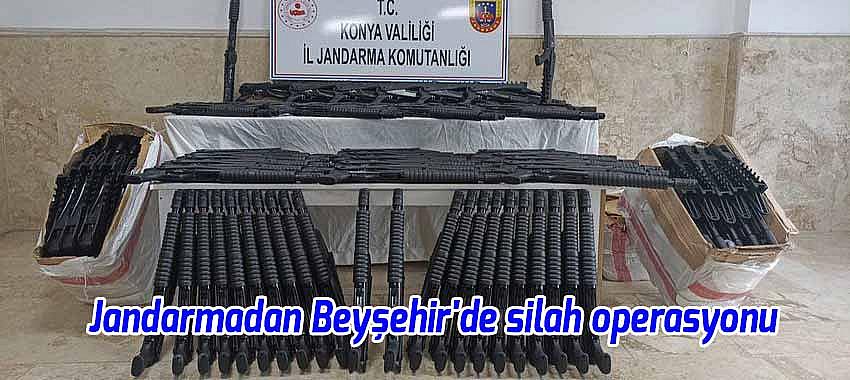 Jandarmadan Beyşehir'de silah operasyonu
