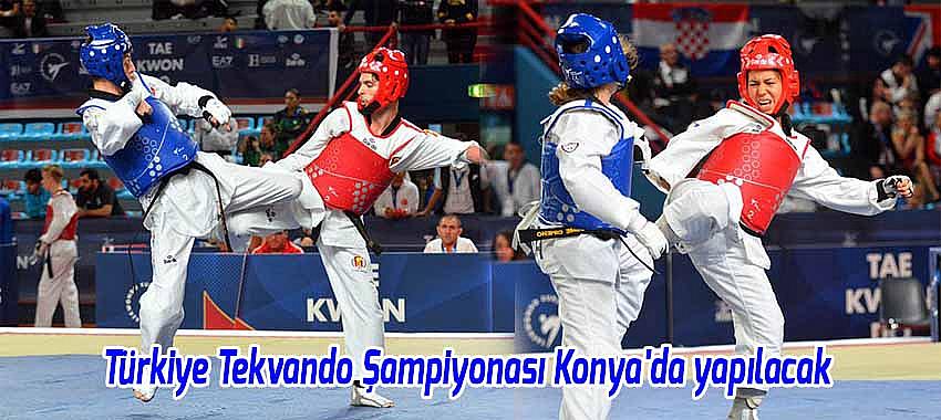Türkiye Tekvando Şampiyonası Konya'da yapılacak