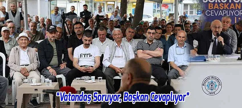 Başkan Bayındır, “Vatandaş Soruyor, Başkan Cevaplıyor” Programında Beyşehirlilerle Buluştu