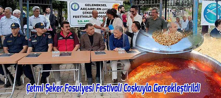 Çetmi Şeker Fasulyesi Festivali Coşkuyla Gerçekleştirildi