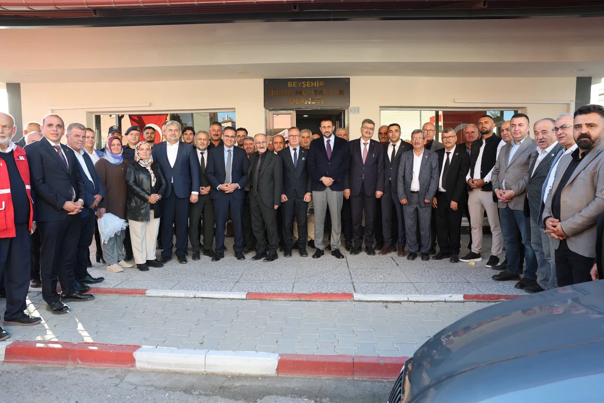 Beyşehir Muhtarları Yeni Evine Kavuştu!