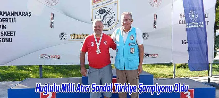 Huğlulu Milli Atıcı Hüseyin Sandal Türkiye Şampiyonu Oldu