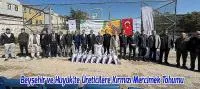 Beyşehir ve Hüyük’te Üreticilere Yüzde 75 Hibeli Kırmızı Mercimek Tohumu Desteği