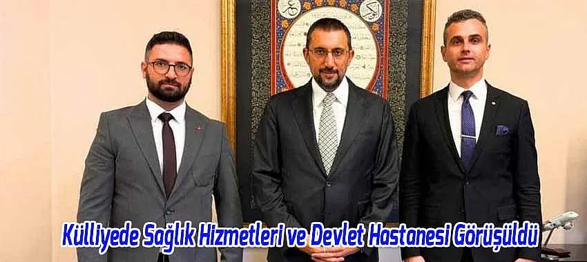 Cumhurbaşkanlığı Külliyesi’nde Beyşehir ve Devlet Hastanesi Görüşmesi